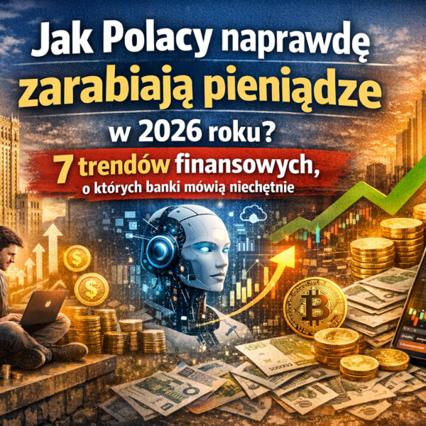 Jak Polacy naprawdę zarabiają pieniądze w 2026 roku? 7 trendów finansowych, o których banki mówią niechętnie.