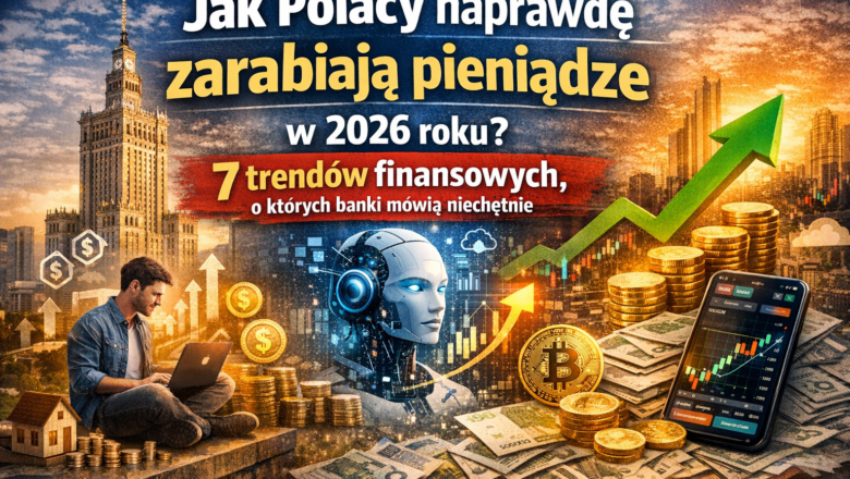 Jak Polacy naprawdę zarabiają pieniądze w 2026 roku? 7 trendów finansowych, o których banki mówią niechętnie.